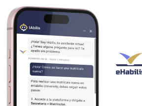 Pantalla de IAbilis en eHabilis University